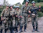 Российских солдат в Южной Осетии лишили пищи и боевых