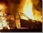 Ночью в Челябинске  сгорели сразу три автомобиля