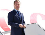 Дмитрий Медведев впервые посетил Екатеринбург в статусе президента России (ФОТО)