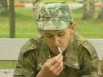 Военнослужащих в России отучат курить к 2020 году