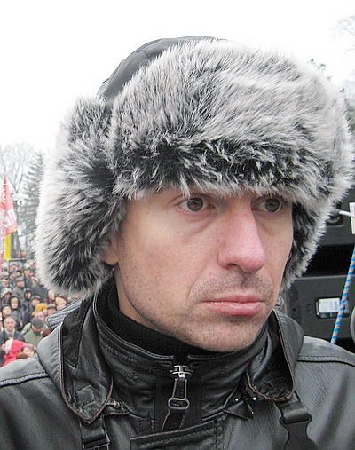 Координатор митинга на Майдане: Не дай Бог прольется капля крови. На Украине начнется народный бунт (ФОТО) / "Чем дольше правит Янукович - тем больше я люблю Бандеру"