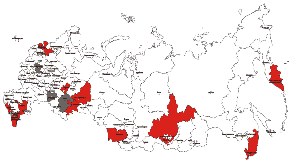 Красный пояс карта